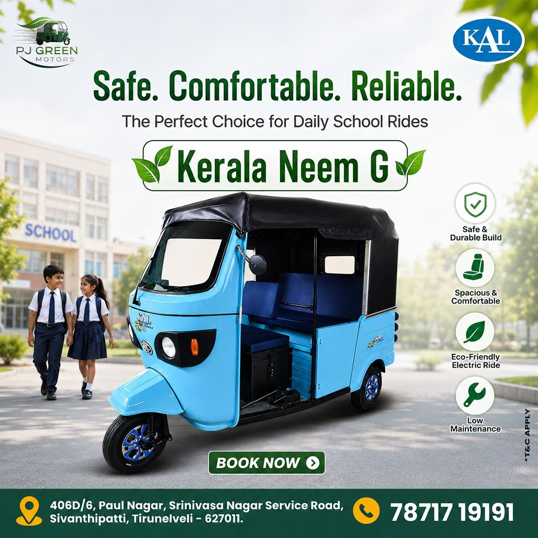 PJ GREEN MOTORS - EV - Tirunelveli